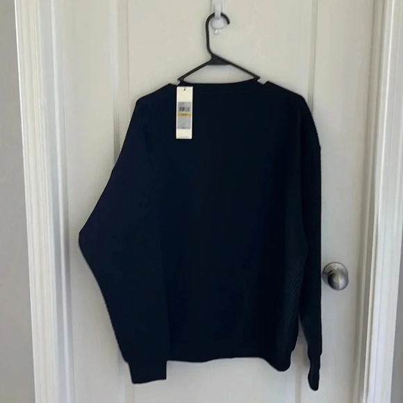 NWT Calvin Klein Crewneck Ribbed Mens Swearer Sweatshirt Size Medium - Picture 4 of 10